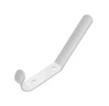 Домарт крючок-вешалка 2-рожковый белый (50)