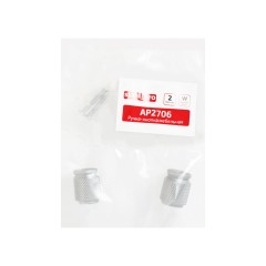 StahlBuro AP2706 2шт., W матовый белый хром. Ручка-кнопка мебельная (25, 250)