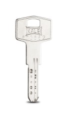 Цилиндровый механизм с вертушкой 164 DBM-E/90 (40+10+40) mm никель 5 кл. БЛИСТЕР