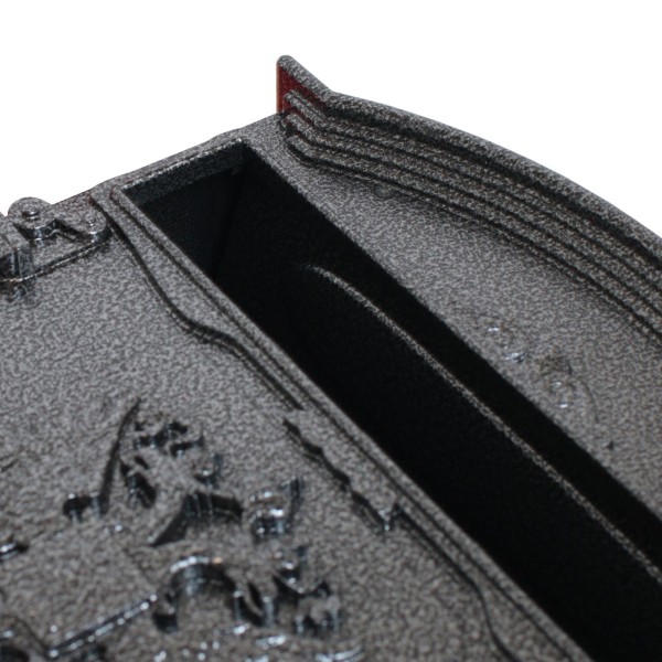 Ящик почтовый АЛЛЮР №4011 "Герб" серебро (5)