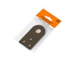 Домарт Проушина усиленная прямая 80*40 (толщ. 5мм)  б/п  d 15мм (50)