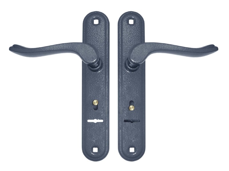 Гардиан 4131 Соната темно-серая к замку Гардиан 1011,3011 Комплект ручек (15)