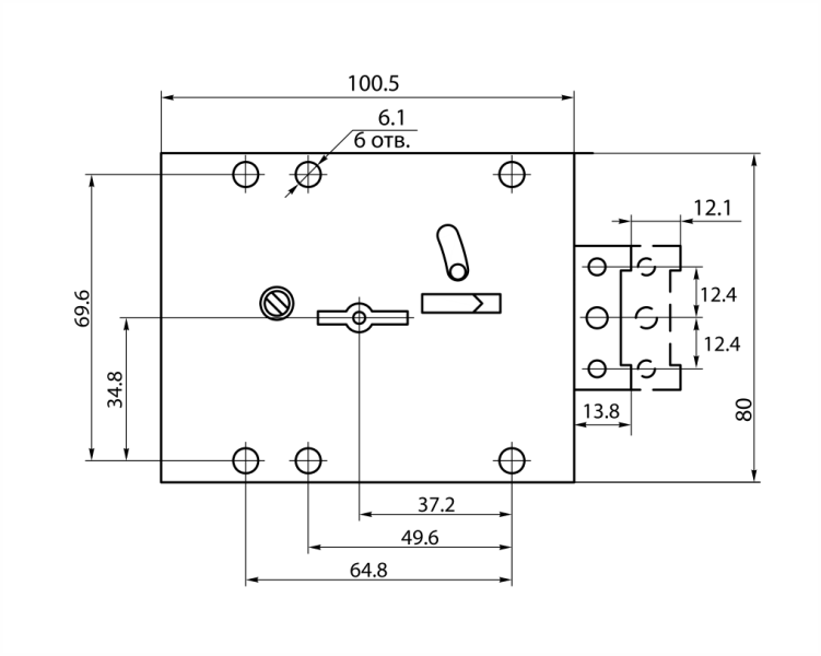 Рязань ЗС-8.1/12 б/о 2 кл. 73142 Замок накладной сейфовый (20)