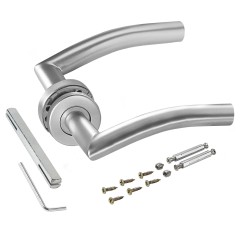 АЛЛЮР 1803 SS PSN перламутровый никель INOX нержавеющая сталь Комплект ручек (20)