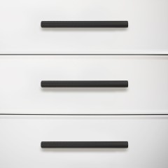 StahlBuro AP2315-128 2шт., BL матовый черный. Ручка-скоба мебельная (15, 150)