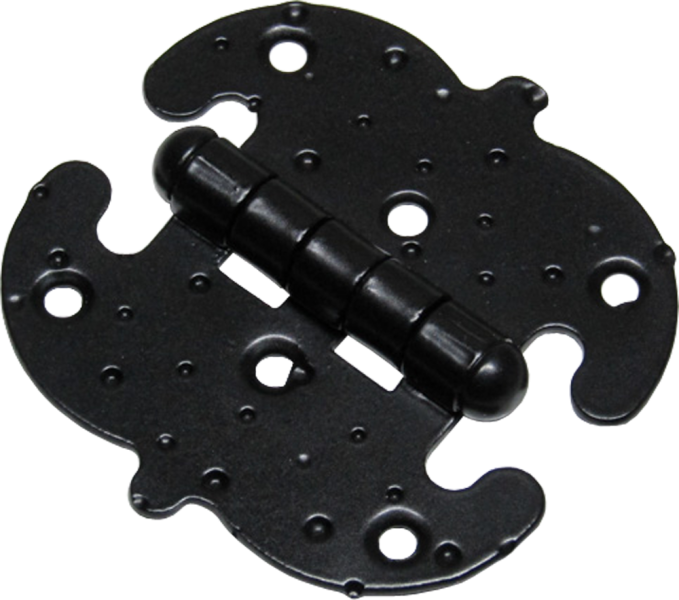 Н.Новгород ПН 5-90-SL черн.матовый Петля накладная фигурная (20)