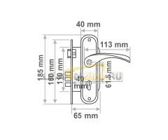 ЗАМОК ВРЕЗНОЙ 127