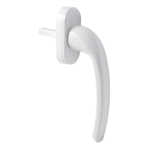 Ручка для пластик.окон ЛУНА "HOPA" штифт 35 мм белая Упакованная (100)