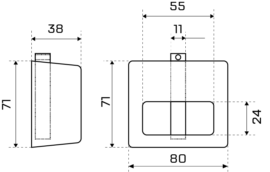 СТАНДАРТ KD-80  d11мм  Замок навесной (20)