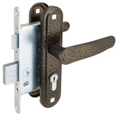 Д-град Зенит ЗВ4-3.03 бронза м/о 55 Замок врезной с/руч (15)