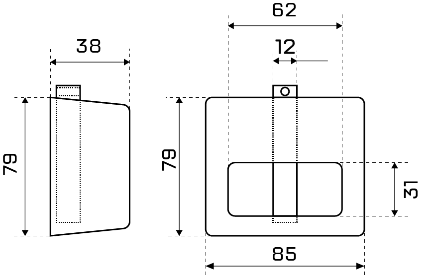 СТАНДАРТ KD-90  d12мм  Замок навесной (20)