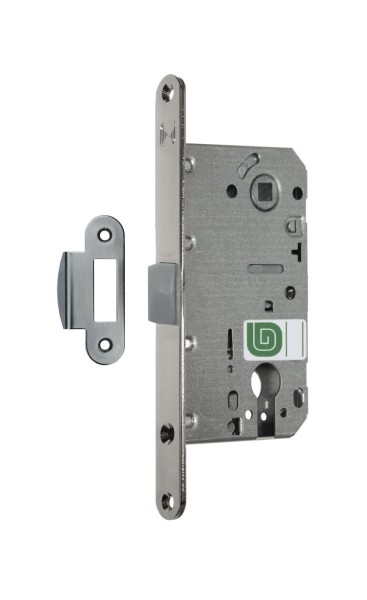 Гардиан "SOFT 11 P" Ni пластик.без ЦМ м/о 85мм Замок врезной (30)