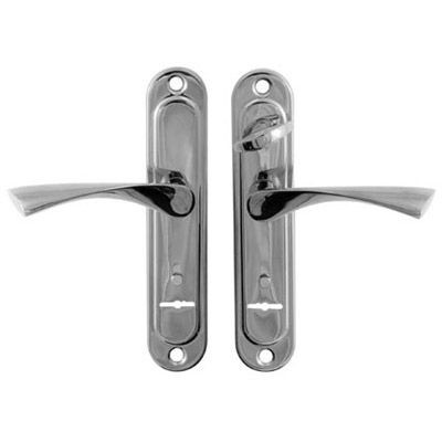 Апекс HР-77.0323-S-C-CR L (хром)  лев. к замку Гардиан 3012 Комплект ручек (12)