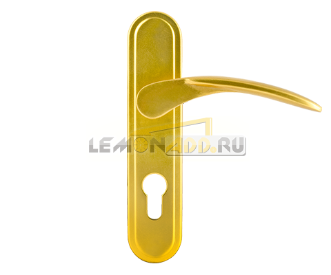 РУЧКА ДВЕРНАЯ НА ПЛАНКЕ №109-62ММ