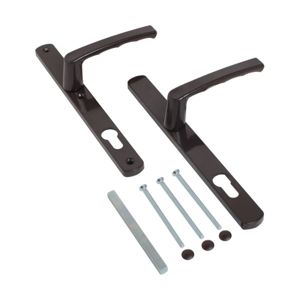 ЛДМ АГН-92.25.67-75 RAL 8019 темн.кор. с пруж. м/о 92 "под пальчик" для узкопроф.Компл.руч.(12,3!!!)