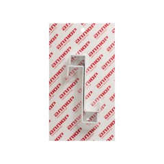 АЛЛЮР КДН-1 (20х20) белый 2 шт. Крючок на дверь мебели навесной (100)