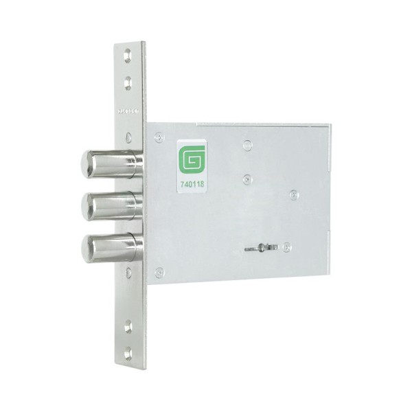 Замок врезной сувальдный ЗВ 80.01 TERMO, 4 кл. (длин. кл. 59 мм) /128:7419/