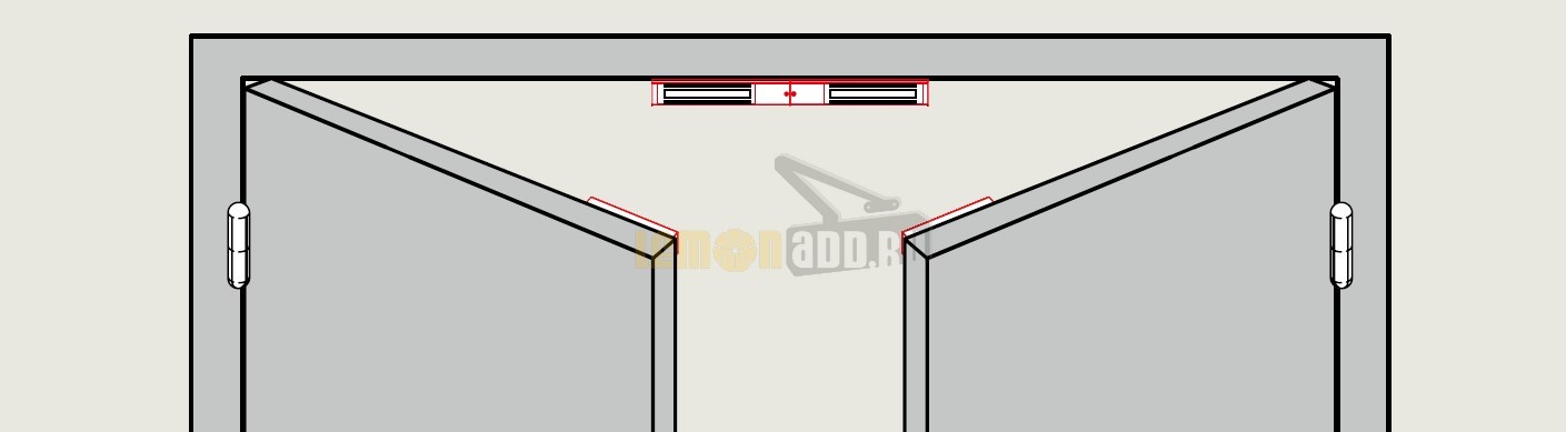 Электромагнитный замок dormakaba EM5300-2AH
