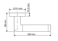 TIXX DH 209-08 SN/NP Данте ник.мат/ник.блест. Комплект ручек (20)