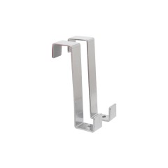 АЛЛЮР КДН-1 (20х20) хром 2 шт. Крючок на дверь мебели навесной (60)