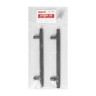 StahlBuro AP2308-128 2шт., BL матовый черный. Ручка-скоба мебельная (15, 150)