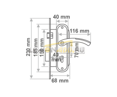 ЗАМОК ВРЕЗНОЙ 125