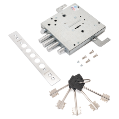 Рязань ЗВ 9-8МК.ТЗ/15  ЛП8 универсал. &quot;BORDER&quot; б/о  77936 Замок врезной тяж (6)