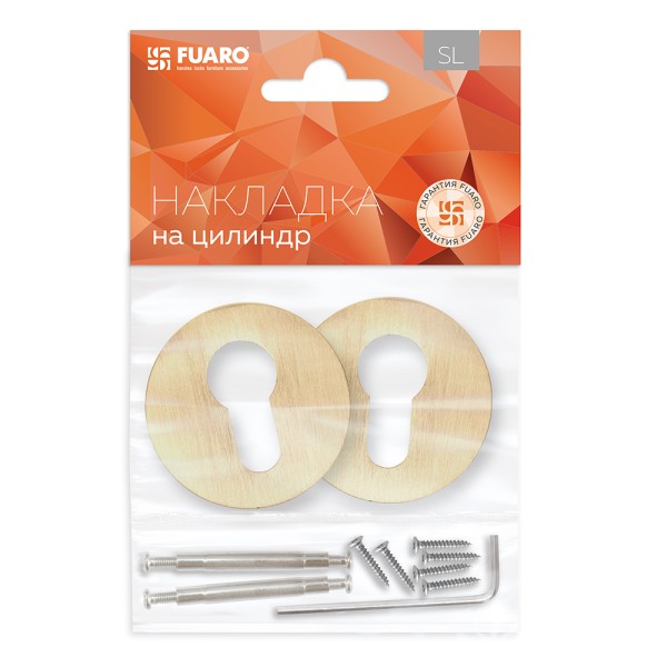 Накладка на цилиндр ET.R.SLR52 SSG-39 сатинированное золото