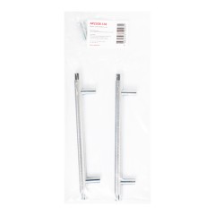 StahlBuro AP2308-128 2шт., CP хром. Ручка-скоба мебельная (15, 150)