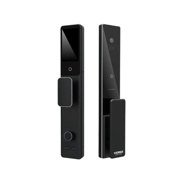 Замок врезной электронный Hogo V07 с распознаванием лица, черный