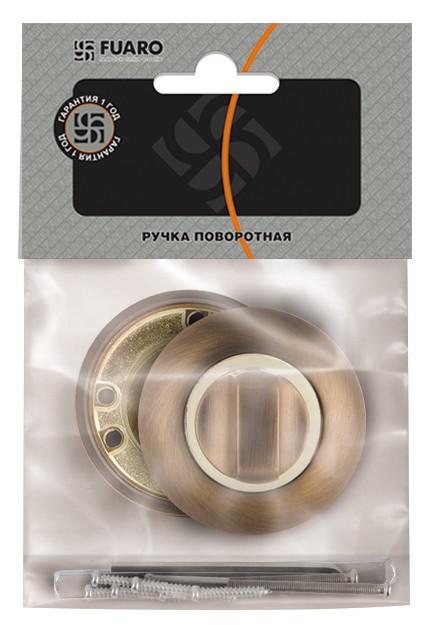 Ручка поворотная BK6.R.RM54 (BK6 RM) AB/GP-7 бронза/золото