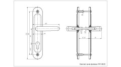 Зенит РФ1-68.02 медь Комплект ручек (20)