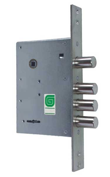 Замок врезной сувальдный с задвижкой ЗВ 30.04, 4 кл. /123:178/