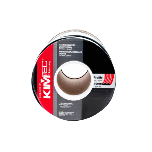 Уплотнитель KimTec SD 51/4 -850 15*4 мм 100м черный 04-14-74 (6)