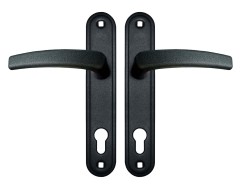 Гардиан 4132 Вега черный муар к замку Гардиан 1211,3211 Комплект ручек (15)