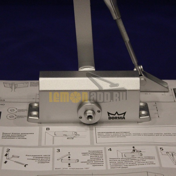 dormakaba TS Nano Size 2 (дверной доводчик в комплекте с рычагом)