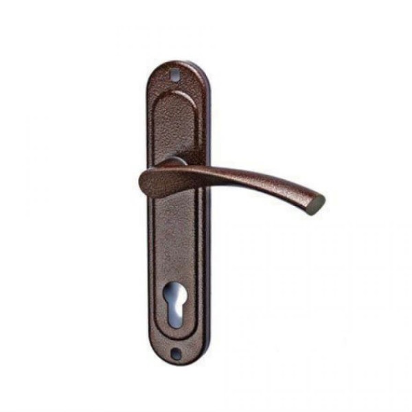 Ручки фалевые 4.325.КАПЛЯ.МА, под цил. механизм, медный антик, 85 мм (для 1.03.25, 1.01.27)