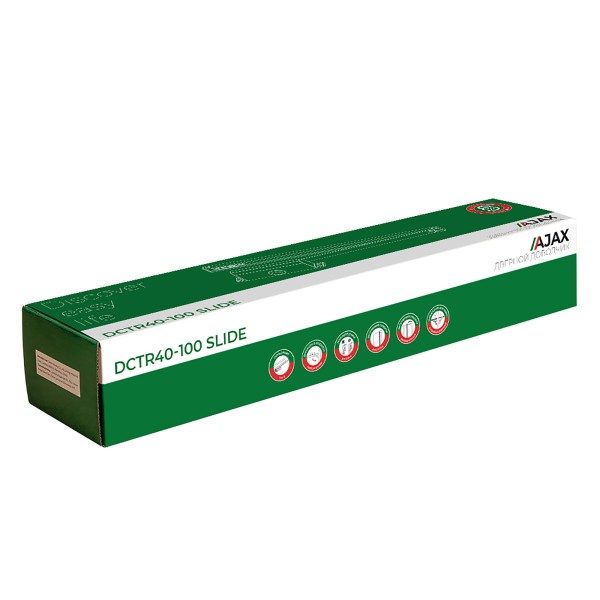 Доводчик дверной DCTR40-100 slide BL черный