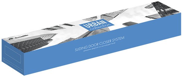 Доводчик дверной со скользящей тягой DCSLIDER45 (DCS-45) AL (алюминий)