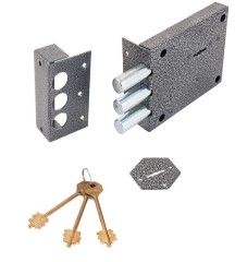 Симеко ЗНУ*3 (002) Замок накладной тяж (10)