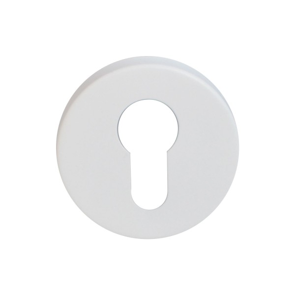 Накладка для ц/м СТАНДАРТ 0200 WHITE БЕЛАЯ INOX нержавеющая сталь (100,5)