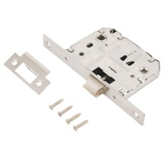 АЛЛЮР АРТ &quot;ЛАНА&quot; CP/W +L7050S CP+BK-S2 CP (86211/S7050) хром/белый Комплект ручка и защ с фикс (20)