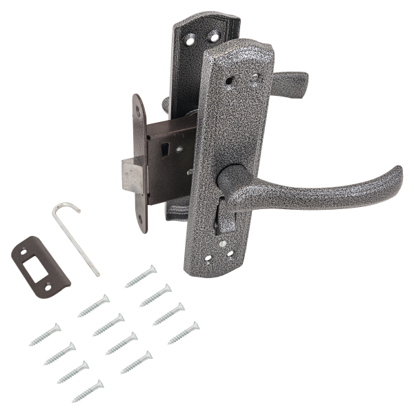 Могилев ЗЩ1Д-2-6-13 сереб. антик с фиксатором Защёлка дверная (12)