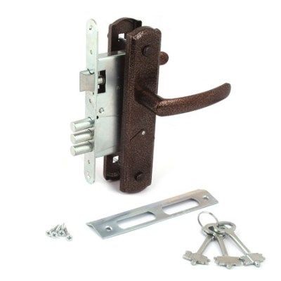 AVERS ЗВ9-4-1-4 медь Замок врезной с/руч (10)