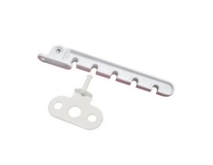 Ограничитель открывания окна Скобис (алюмин.гребенка) белая  5 позиц. (100,2!!!)