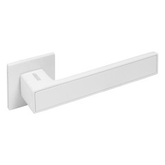 АЛЛЮР АРТ &quot;ЛАНА&quot; W/W +L7050S W+BK-S2 W (86110/S7050) матовый белый Комплект ручка и защ с фикс (20)