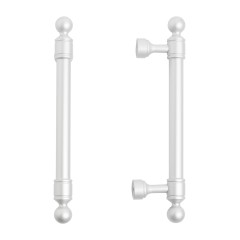 StahlBuro AP2306-96 2шт., W матовый белый хром. Ручка-скоба мебельная (20, 200)