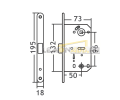 КОРПУС ЗАМКА М13П-96