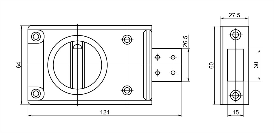 Рязань ЗНД-1ЕД евродв 85801Замок накладной (20)