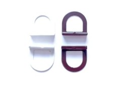 Ручка для москитной сетки металл. белая Скобис 2шт (1000,100,10!!!)